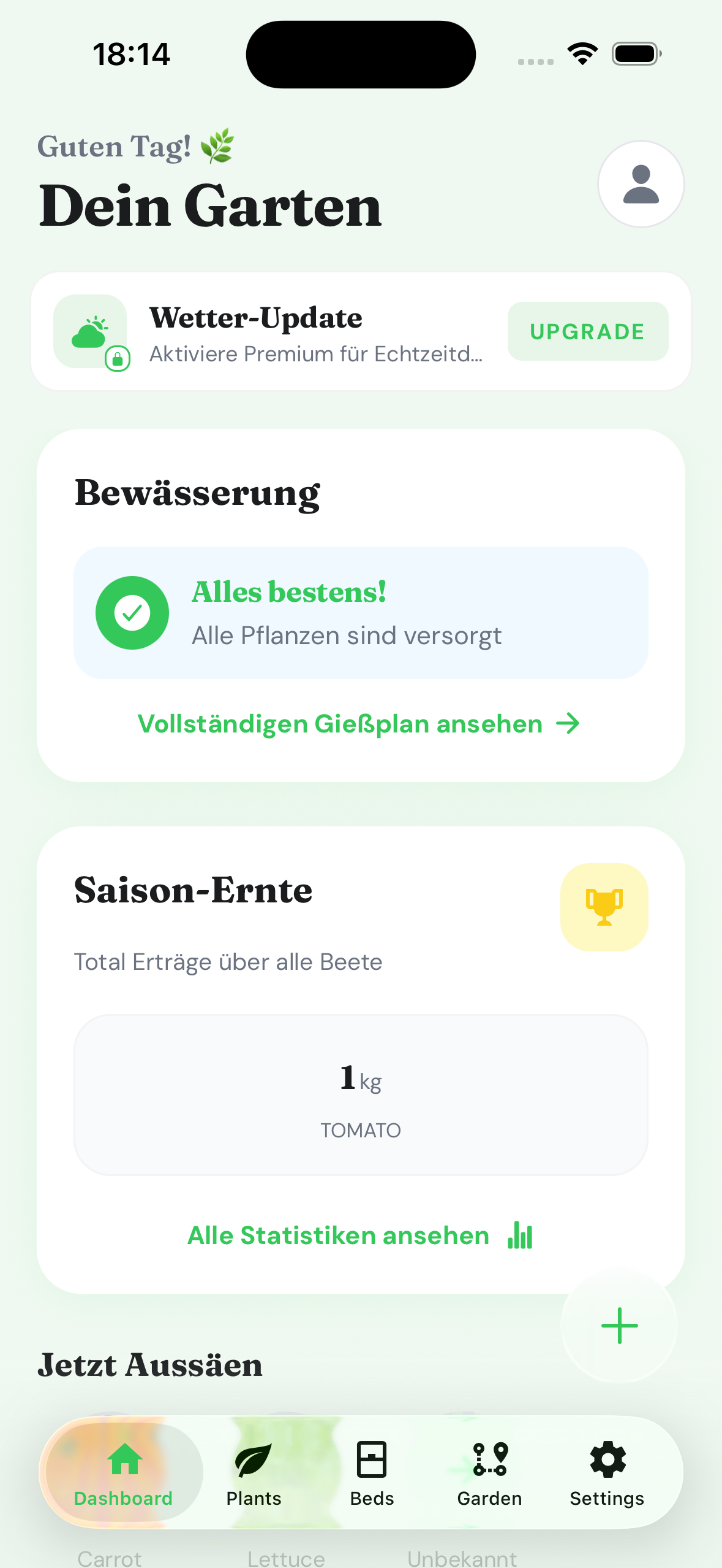 Veridan App Dashboard